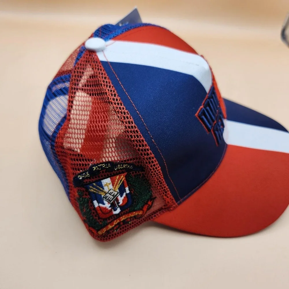 Headgear Classics Hat Cap Snap Back Youth One Size Dominican Republic Flag